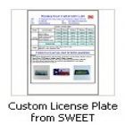 custom license plate