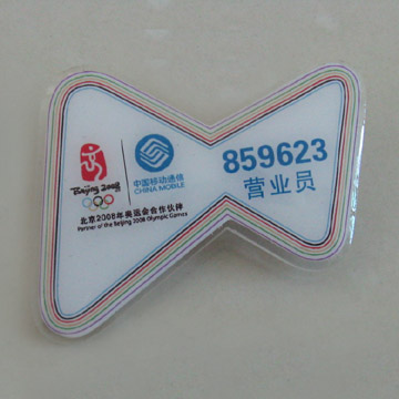 Palstic Name Badge