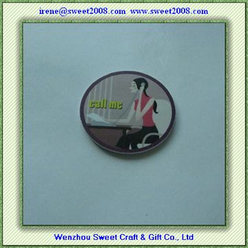 Call Me Plastic Badge
