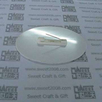 Blank Oval Badge