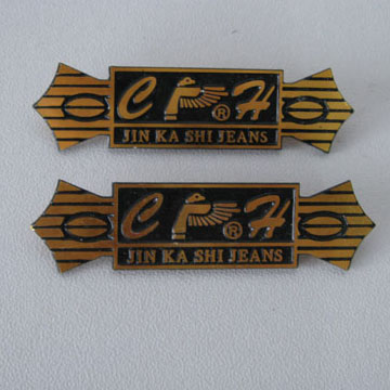 Golden Aluminum Label